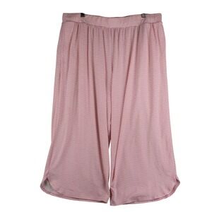 Koolaburra by UGG Womens XL Lounge Pants Wide Leg Elastic Waist Pink Stripe